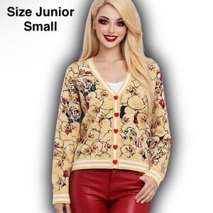 Hazbin Hotel Lucifer Morningstar's Rubber Duck Crop Cardigan